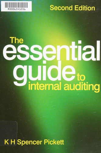 Cover for The essential guide to internal auditing