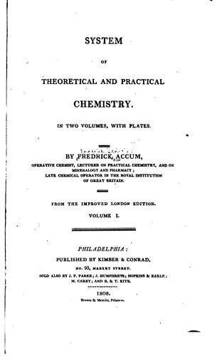 Cover for System of Theoretical and Practical Chemistry