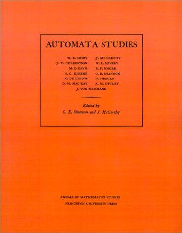 Cover for Automata Studies. (AM-34) (Annals of Mathematics Studies)