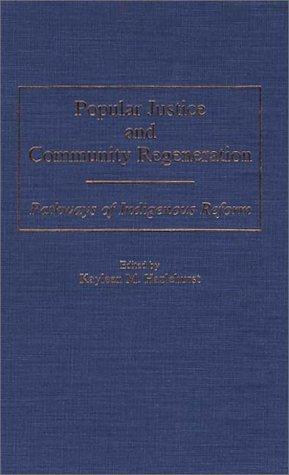 Cover for Popular justice and community regeneration