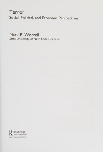 Cover for Terror