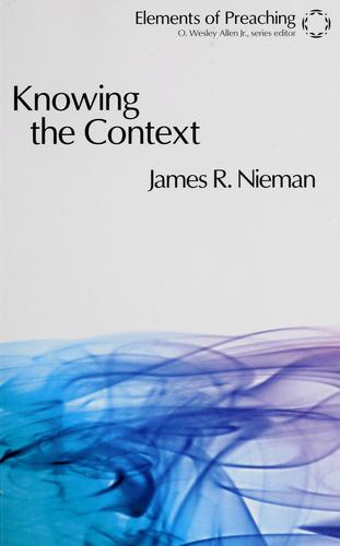 Cover for Knowing the context