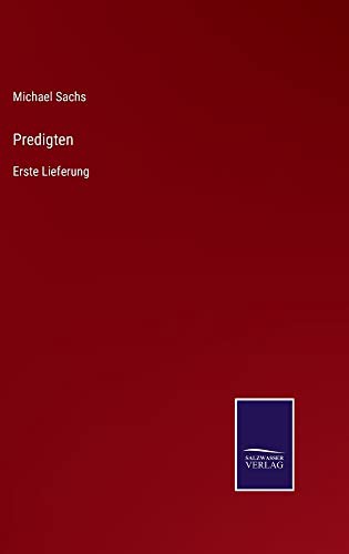 Cover for Predigten