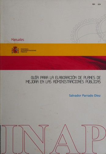 Cover for Guía para la elaboración de planes de mejora en las administraciones públicas