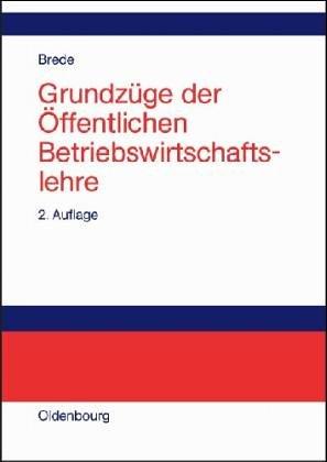 Cover for Grundzüge der Öffentlichen Betriebswirtschaftslehre.