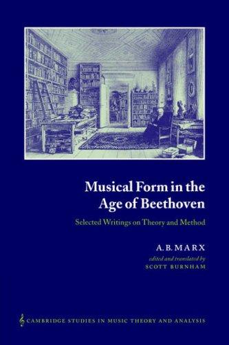 Cover for Musical Form in the Age of Beethoven