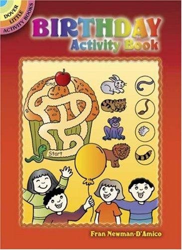 Cover for Birthday Activity Book
