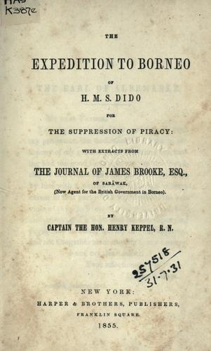 Cover for The expedition to Borneo of H.M.S. Dido for the suppression of piracy