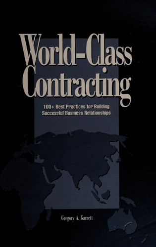 Cover for World-class Contracting