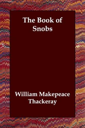 Cover for The Book of Snobs