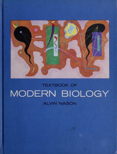 Cover for Textbook of modern biology.