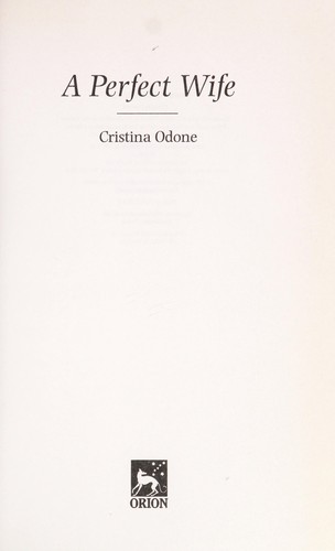 Cover for A perfect wife