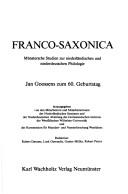 Cover for Franco-Saxonica