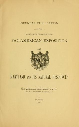 Cover for Maryland and its natural resources