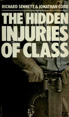 Cover for The hidden injuries of class