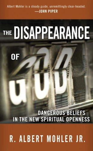 Cover for The disappearance of God