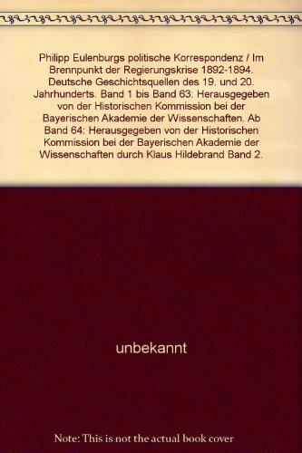 Cover for Im Brennpunkt der Regierungskrise 1892-1894
