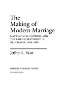 Cover for The making of modern marriage