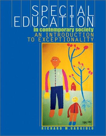 Cover for Special Education in Contemporary Society