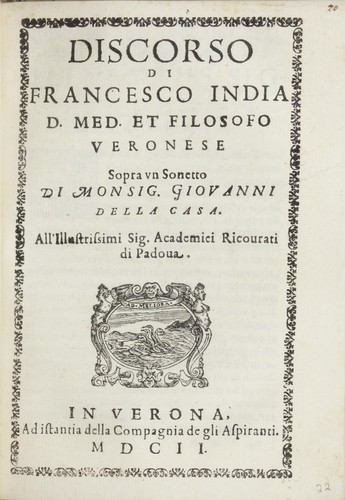 Cover for Discorso