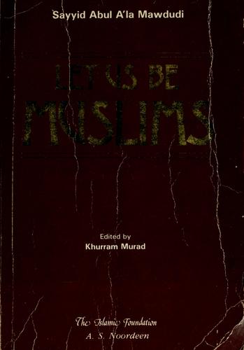 Cover for Let us be Muslims