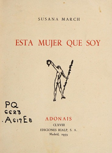 Cover for Esta mujer que soy