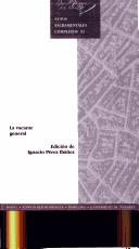 Cover for La vacante general