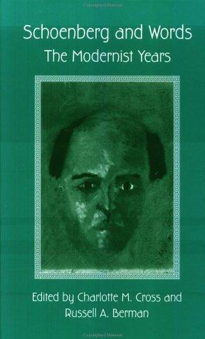 Cover for Schoenberg and Words