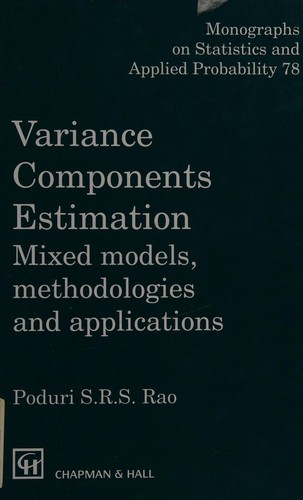 Cover for Variance components estimation