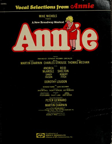 Cover for Vocal Selections From Annie