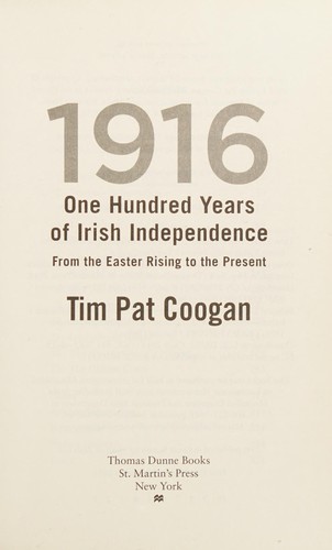 Cover for 1916