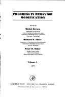 Cover for Progress in Behaviour Modification