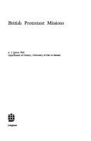 Cover for British Protestant missions