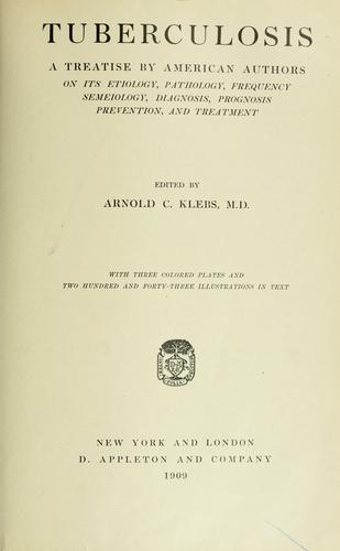 Cover for Tuberculosis