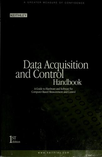 Cover for Data acquisition and control handbook