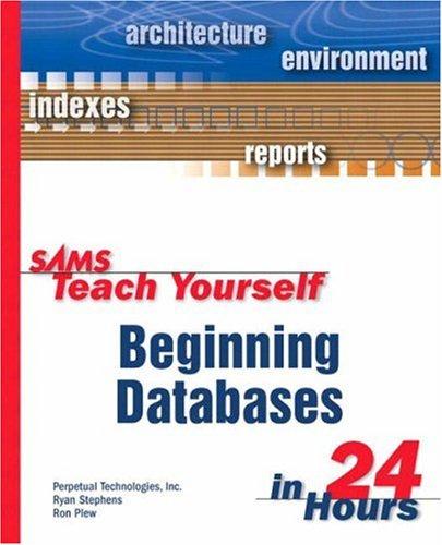Cover for Sams teach yourself beginning databases in 24 hours