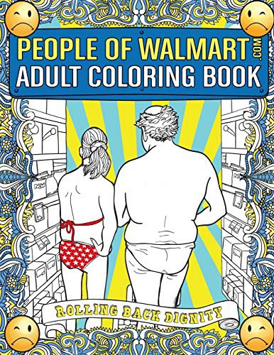 Cover for People of Walmart.com Adult Coloring Book
