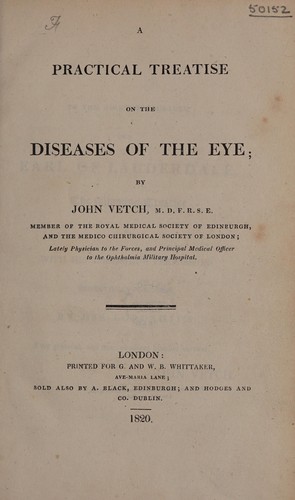 Cover for A practical treatise on the diseases of the eye
