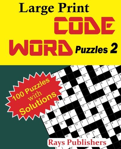 Cover for Large Print Code Word Puzzles 2