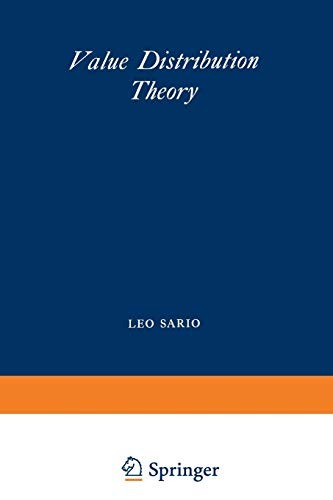 Cover for Value Distribution Theory