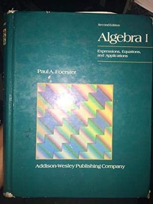Cover for Algebra 1