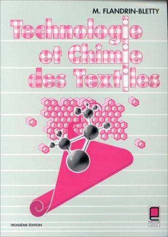 Cover for Technologie et chimie des textiles