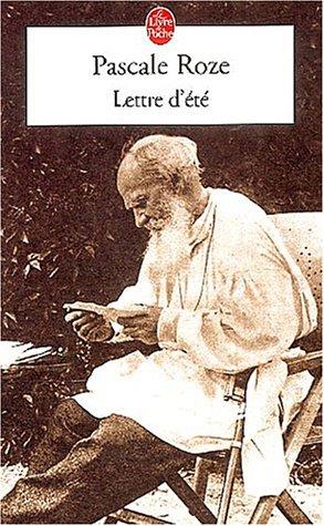 Cover for Lettre d'été
