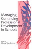Cover for Managing continuing professional development in schools