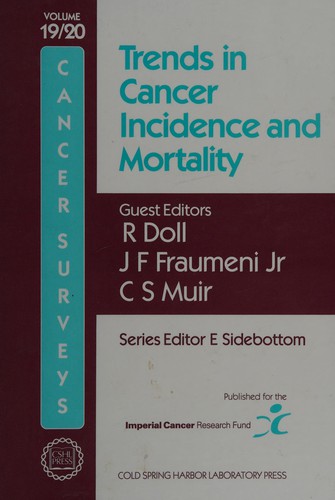 Cover for Trends in cancer incidence and mortality