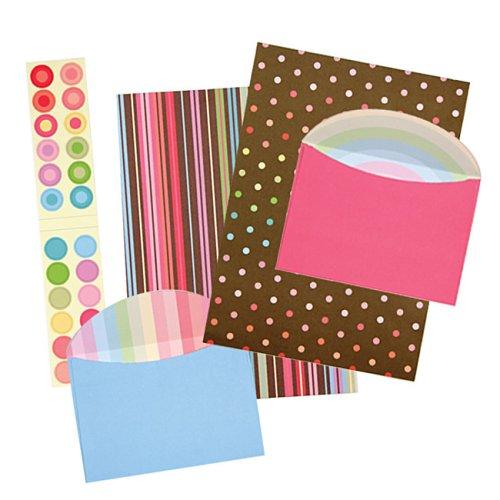 Cover for Chocolate Dots & Stripes Write Away Stationery