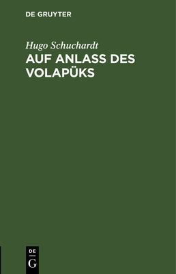Cover for Auf Anlass des Volapüks