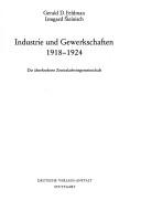Cover for Industrie und Gewerkschaften, 1918-1924