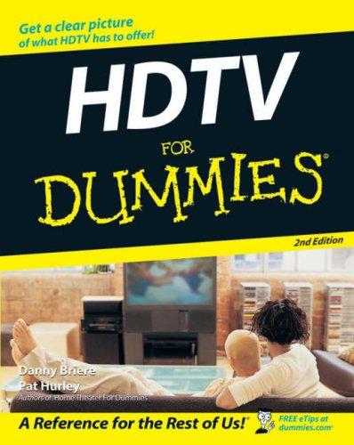 Cover for HDTV For Dummies (For Dummies (Math & Science))