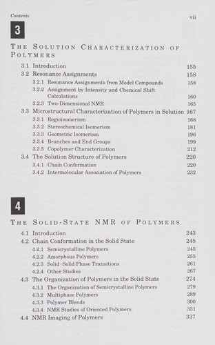 Cover for NMR of polymers